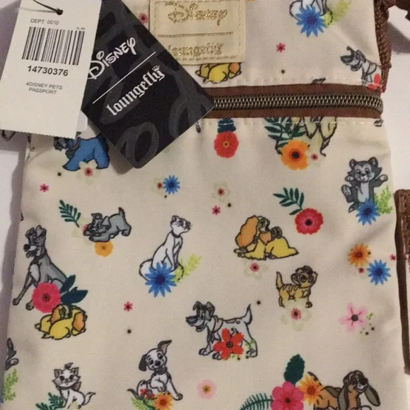 Disney Pets Floral Crossbody Bag and Card Holder - Picture 2 of 9